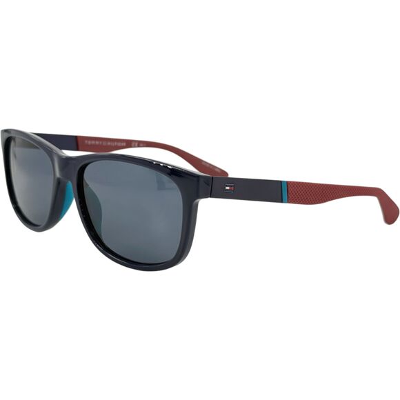 Tommy Hilfiger TH1520S Mens Plastic Sunglass 0PJPKU Blue 57-17 Blue Avio Lenses